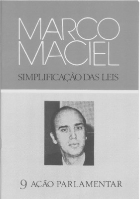 <BR>Data: 1983<BR>Responsabilidade: Marco Maciel.<BR>Endereço para citar este documento: -www2.senado.leg.br/bdsf/item/id/496232->www2.senado.leg.br/bdsf/item/id/496232