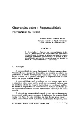 <BR>Data: 07/1991<BR>Fonte: A nova ordem constitucional | Revista forense, v. 86, n. 311, p. 3-25, jul./set. 1990 | Revista de informação legislativa, v. 28, n. 111, p. 79-122, jul./set. 1991<BR>Parte de: -www2.senado.leg.br/bdsf/item/id/496843