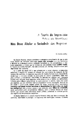 <BR>Data: 07/1972<BR>Fonte: Revista de informação legislativa, v. 9, n. 35, p. 89-92, jul./set. 1972<BR>Parte de: ->Revista de informação legislativa : v. 9, n. 35 (jul./set. 1972)<BR>Responsabilidade: G. Irenêo Joffily<BR>Endereço para citar este documen