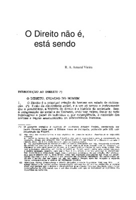 <BR>Data: 10/1970<BR>Fonte: Revista de informação legislativa, v. 7, n. 28, p. 163-204, out./dez. 1970<BR>Parte de: ->Revista de informação legislativa : v. 7, n. 28 (out./dez. 1970)<BR>Responsabilidade: Doutor R. A. Amaral Vieira<BR>Endereço para citar e