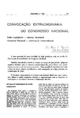 <BR>Data: 12/1965<BR>Fonte: Revista de informação legislativa, v. 2, n. 8, p. 75-134, dez. 1965<BR>Parte de: ->Revista de informação legislativa : v. 2, n. 8 (dez. 1965)<BR>Responsabilidade: Sara Ramos de Figueirêdo<BR>Endereço para citar este documento: 