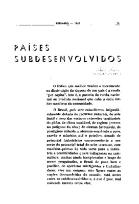 <BR>Data: 12/1965<BR>Fonte: Revista de informação legislativa, v. 2, n. 8, p. 15-26, dez. 1965<BR>Parte de: ->Revista de informação legislativa : v. 2, n. 8 (dez. 1965)<BR>Responsabilidade: Arthur Santos<BR>Endereço para citar este documento: -