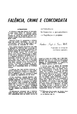 <BR>Data: 06/1966<BR>Fonte: Revista de informação legislativa, v. 3, n. 10, p. 231-318, jun. 1966<BR>Parte de: ->Revista de informação legislativa : v. 3, n. 10 (jun. 1966)<BR>Responsabilidade: Humberto Haydt de Souza Mello<BR>Endereço para citar este doc