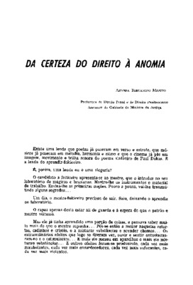 <BR>Data: 10/1973<BR>Fonte: Revista de informação legislativa, v. 10, n. 40, p. 83-94, out./dez. 1973 | MP, v. 3, n. 3, p. 43-52, 1974<BR>Parte de: ->Revista de informação legislativa : v. 10, n. 40 (out./dez. 1973)<BR>Responsabilidade: Armida Bergamini M