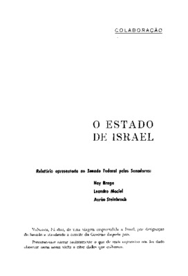 <BR>Data: 04/1968<BR>Fonte: Revista de informação legislativa, v. 5, n. 18, p. 3-40, abr./jun. 1968<BR>Parte de: ->Revista de informação legislativa : v. 5, n. 18 (abr./jun. 1968)<BR>Responsabilidade: -Relatório apresentado ao Senado Federal pelos Senador