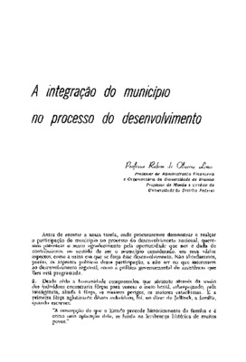 <BR>Data: 01/1968<BR>Fonte: Revista de informação legislativa, v. 5, n. 17, p. 35-40, jan./mar. 1968<BR>Parte de: ->Revista de informação legislativa : v. 5, n. 17 (jan./mar. 1968)<BR>Responsabilidade: Professor Rubem de Oliveira Lima<BR>Endereço para cit