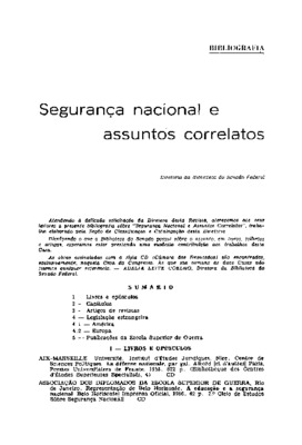 <BR>Data: 01/1968<BR>Fonte: Revista de informação legislativa, v. 5, n. 17, p. 41-62, jan./mar. 1968<BR>Parte de: ->Revista de informação legislativa : v. 5, n. 17 (jan./mar. 1968)<BR>Responsabilidade: Diretoria da Biblioteca do Senado Federal<BR>Endereço