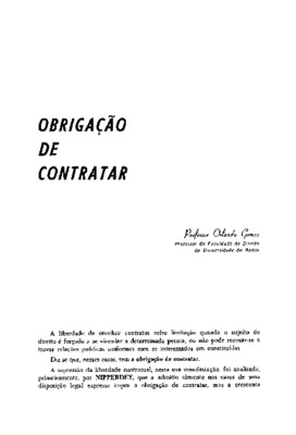 <BR>Data: 01/1968<BR>Fonte: Revista de informação legislativa, v. 5, n. 17, p. 21-26, jan./mar. 1968<BR>Parte de: ->Revista de informação legislativa : v. 5, n. 17 (jan./mar. 1968)<BR>Responsabilidade: Professor Orlando Gomes<BR>Endereço para citar este d