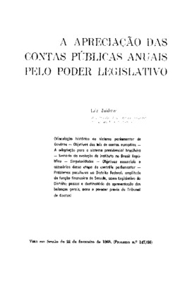 <BR>Data: 04/1968<BR>Fonte: Revista de informação legislativa, v. 5, n. 18, p. 85-110, abr./jun. 1968<BR>Parte de: ->Revista de informação legislativa : v. 5, n. 18 (abr./jun. 1968)<BR>Responsabilidade: Dr. Luiz Zaidman<BR>Endereço para citar este documen