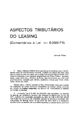 <BR>Data: 04/1975<BR>Fonte: Revista de informação legislativa, v. 12, n. 46, p. 111-124, abr./jun. 1975 | Revista da Ordem dos Advogados do Brasil, v. 6, n. 16, p. 271-289, mai./ago. 1975 | Revista brasileira de mercado de capitais, v. 1, n. 3, p. 401-419