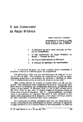 <BR>Data: 10/1977<BR>Fonte: Revista de informação legislativa, v. 14, n. 56, p. 239-246, out./dez. 1977<BR>Parte de: -www2.senado.leg.br/bdsf/item/id/496789->Revista de informação legislativa : v. 14, n. 56 (out./dez. 1977)<BR>Responsabilidade: