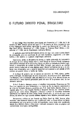 <BR>Data: 07/1975<BR>Fonte: Revista de informação legislativa, v. 12, n. 47, p. 193-198, jul./set. 1975<BR>Parte de: ->Revista de informação legislativa : v. 12, n. 47 (jul./set. 1975)<BR>Responsabilidade: Benjamin Moraes<BR>Endereço para citar este docum