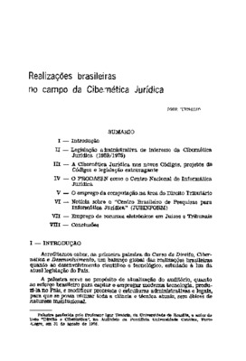 <BR>Data: 10/1976<BR>Fonte: Revista de informação legislativa, v. 13, n. 52, p. 169-182, out./dez. 1976<BR>Parte de: ->Revista de informação legislativa : v. 13, n. 52 (out./dez. 1976)<BR>Responsabilidade: Igor Tenório<BR>Endereço para citar este document