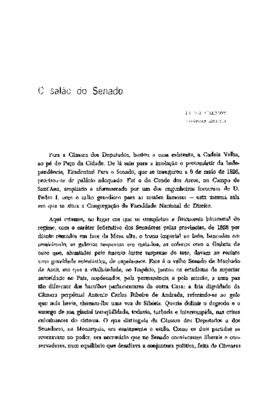 <BR>Data: 10/1976<BR>Fonte: Revista de informação legislativa, v. 13, n. 52, p. 71-76, out./dez. 1976<BR>Parte de: ->Revista de informação legislativa : v. 13, n. 52 (out./dez. 1976)<BR>Responsabilidade: Pedro Calmon<BR>Endereço para citar este documento: