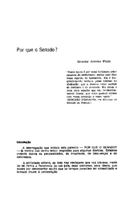 <BR>Data: 10/1976<BR>Fonte: Revista de informação legislativa, v. 13, n. 52, p. 95-102, out./dez. 1976<BR>Parte de: ->Revista de informação legislativa : v. 13, n. 52 (out./dez. 1976)<BR>Responsabilidade: Senador Accioly Filho<BR>Endereço para citar este 