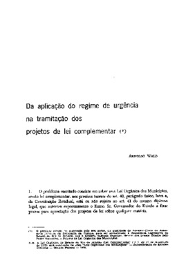 <BR>Data: 07/1976<BR>Fonte: Revista de informação legislativa, v. 13, n. 51, p. 85-92, jul./set. 1976<BR>Parte de: ->Revista de informação legislativa : v. 13, n. 51 (jul./set. 1976)<BR>Responsabilidade: Arnoldo Wald<BR>Endereço para citar este documento: