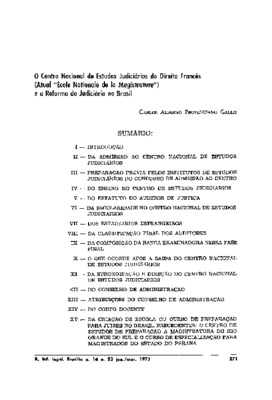 <BR>Data: 01/1977<BR>Fonte: Revista de informação legislativa, v. 14, n. 53, p. 271-292, jan./mar. 1977<BR>Parte de: -www2.senado.leg.br/bdsf/item/id/496786->Revista de informação legislativa : v. 14, n. 53 (jan./mar. 1977)<BR>Responsabilidade: