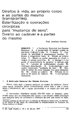 <BR>Data: 07/1977<BR>Fonte: Revista de informação legislativa, v. 14, n. 55, p. 125-168, jul./set. 1977 | Revista da Faculdade de Direito da Universidade de São Paulo, v. 72, n. 1, p. 243-298, 1977 | Arquivos do Ministério da Justiça, v. 34, n. 143, p. 47