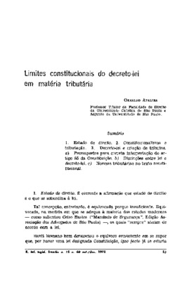 <BR>Data: 10/1978<BR>Fonte: Revista de informação legislativa, v. 15, n. 60, p. 23-30, out./dez. 1978 | Revista jurídica Lemi, v. 16, n. 187, p. 3-8, jun. 1983 | Arquivos do Ministério da Justiça, v. 37, n. 154, p. 50-56, abr./jun. 1980<BR>Parte de: -