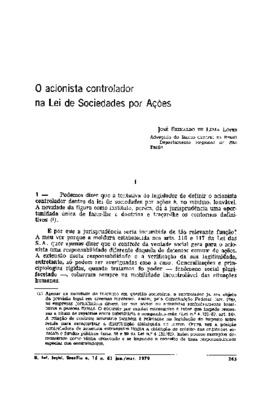 <BR>Data: 01/1979<BR>Fonte: Revista de informação legislativa, v. 16, n. 61, p. 265-274, jan./mar. 1979<BR>Parte de: ->Revista de informação legislativa : v. 16, n. 61 (jan./mar. 1979)<BR>Responsabilidade: José Reinaldo de Lima Lopes<BR>Endereço para cita