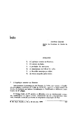 <BR>Data: 04/1979<BR>Fonte: Revista de informação legislativa, v. 16, n. 62, p. 117-132, abr./jun. 1979 | Revista de direito / Procuradoria Geral do Estado de Goiás, v. 16, n. 15, p. 71-90, 1980 | Revista forense, v. 74, n. 264, p. 33-40, out./dez. 1978<B