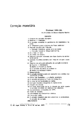 <BR>Data: 07/1979<BR>Fonte: Revista de informação legislativa, v. 16, n. 63, p. 119-142, jul./set. 1979<BR>Parte de: ->Revista de informação legislativa : v. 16, n. 63 (jul./set. 1979)<BR>Responsabilidade: Professor Otto Gil<BR>Endereço para citar este do