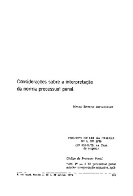 <BR>Data: 07/1978<BR>Fonte: Revista de informação legislativa, v. 15, n. 59, p. 123-126, jul./set. 1978<BR>Parte de: ->Revista de informação legislativa : v. 15, n. 59 (jul./set. 1978)<BR>Responsabilidade: Mauro Rennan Bittencourt<BR>Endereço para citar e