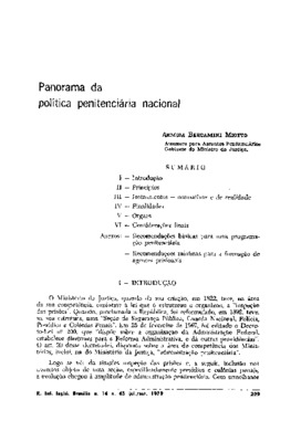 <BR>Data: 07/1979<BR>Fonte: Revista de informação legislativa, v. 16, n. 63, p. 209-254, jul./set. 1979<BR>Parte de: ->Revista de informação legislativa : v. 16, n. 63 (jul./set. 1979)<BR>Responsabilidade: Armida Bergamini Miotto<BR>Endereço para citar es