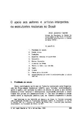 <BR>Data: 10/1979<BR>Fonte: Revista de informação legislativa, v. 16, n. 64, p. 249-294, out./dez. 1979 | Revista forense, v. 76, n. 269, p. 25-47, jan./mar. 1980<BR>Parte de: ->Revista de informação legislativa : v. 16, n. 64 (out./dez. 1979)<BR>Responsa