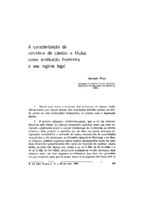 <BR>Data: 01/1980<BR>Fonte: Revista de informação legislativa, v. 17, n. 65, p. 249-256, jan./mar. 1980 | Revista de direito mercantil, industrial, económico e financeiro, nova série, v. 18, n. 36, p. 11-15, out./dez. 1979<BR>Parte de: -www2.se