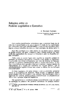 <BR>Data: 07/1980<BR>Fonte: Revista de informação legislativa, v. 17, n. 67, p. 111-118, jul./set. 1980<BR>Parte de: ->Revista de informação legislativa : v. 17, n. 67 (jul./set. 1980)<BR>Responsabilidade: A. Machado Pauperio<BR>Endereço para citar este d