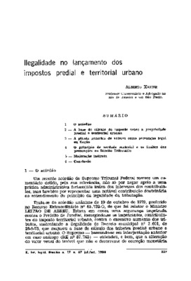 <BR>Data: 07/1980<BR>Fonte: Revista de informação legislativa, v. 17, n. 67, p. 227-230, jul./set. 1980 | Jurisprudência e doutrina, n. 122, p. 9-12, abr./jun. 1981<BR>Parte de: ->Revista de informação legislativa : v. 17, n. 67 (jul./set. 1980)<BR>Respon