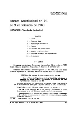 <BR>Data: 10/1980<BR>Fonte: Revista de informação legislativa, v. 17, n. 68, p. 233-340, out./dez. 1980<BR>Parte de: -www2.senado.leg.br/bdsf/item/id/496800->Revista de informação legislativa : v. 17, n. 68 (out./dez. 1980)<BR>Endereço para cit