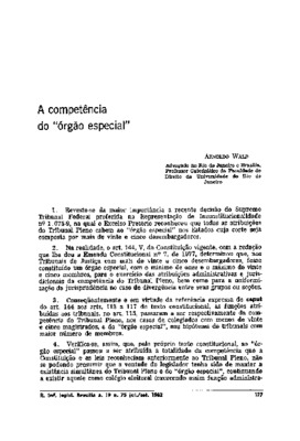 <BR>Data: 07/1982<BR>Fonte: Revista de informação legislativa, v. 19, n. 75, p. 177-188, jul./set. 1982 | Revista de direito da Procuradoria Geral da Justiça do Estado do Rio de Janeiro, v. 7, n. 14, p. 22-32, jul./dez. 1981<BR>Parte de: -www2.