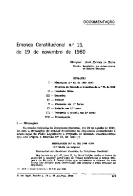 <BR>Data: 01/1981<BR>Fonte: Revista de informação legislativa, v. 18, n. 69, p. 273-194, jan./mar. 1981<BR>Parte de: -www2.senado.leg.br/bdsf/item/id/496801->Revista de informação legislativa : v. 18, n. 69 (jan./mar. 1981)<BR>Endereço para cit