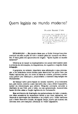 <BR>Data: 04/1976<BR>Fonte: Revista de informação legislativa, v. 13, n. 50, p. 43-54, abr./jun. 1976<BR>Parte de: ->Revista de informação legislativa : v. 13, n. 50 (abr./jun. 1976)<BR>Responsabilidade: Senador Accioly Filho<BR>Endereço para citar este d