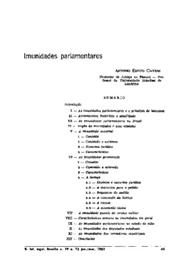 <BR>Data: 01/1982<BR>Fonte: Revista de informação legislativa, v. 19, n. 73, p. 45-74, jan./mar. 1982 | MP, v. 11, n. 10, p. 171-195 de 1983<BR>Parte de: ->Revista de informação legislativa : v. 19, n. 73 (jan./mar. 1982)<BR>Responsabilidade: Antonio Edvi