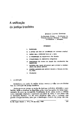 <BR>Data: 01/1982<BR>Fonte: Revista de informação legislativa, v. 19, n. 73, p. 127-146, jan./mar. 1982<BR>Parte de: ->Revista de informação legislativa : v. 19, n. 73 (jan./mar. 1982)<BR>Responsabilidade: Joaquim Lustosa Sobrinho<BR>Endereço para citar e