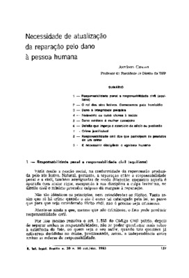 <BR>Data: 10/1983<BR>Fonte: Revista de informação legislativa, v. 20, n. 80, p. 157-176, out./dez. 1983 | Revista da faculdade de direito da Universidade de São Paulo, v. 76, p. 273-298, jan./dez. 1981<BR>Parte de: ->Revista de informação legislativa : v.