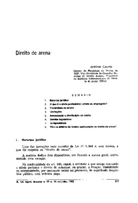 <BR>Data: 10/1982<BR>Fonte: Revista de informação legislativa, v. 19, n. 76, p. 277-298, out./dez. 1982 | Revista da faculdade de direito da Universidade de São Paulo, v. 77, p. 235-256, jan./dez. 1982 | Arquivos do Ministério da Justiça, v. 39, n. 162, p