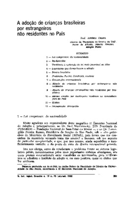 <BR>Data: 07/1982<BR>Fonte: Revista de informação legislativa, v. 19, n. 75, p. 281-298, jul./set. 1982 | Revista forense, v. 82, n. 295, p. 31-40, jul./set. 1986<BR>Parte de: -www2.senado.leg.br/bdsf/item/id/496807->Revista de informação legis