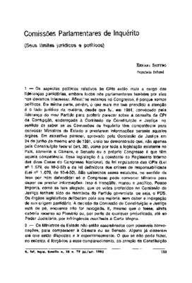 <BR>Data: 07/1983<BR>Fonte: Revista de informação legislativa, v. 20, n. 79, p. 123-128, jul./set. 1983<BR>Parte de: ->Revista de informação legislativa : v. 20, n. 79 (jul./set. 1983)<BR>Responsabilidade: Ernani Satyro<BR>Endereço para citar este documen