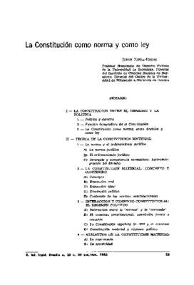 <BR>Data: 10/1983<BR>Fonte: Revista de informação legislativa, v. 20, n. 80, p. 53-102, out./dez. 1983<BR>Parte de: ->Revista de informação legislativa : v. 20, n. 80 (out./dez. 1983)<BR>Responsabilidade: Jorge Xifra Heras<BR>Endereço para citar este docu