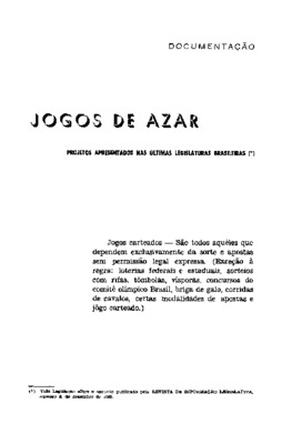 <BR>Data: 06/1966<BR>Fonte: Revista de informação legislativa, v. 3, n. 10, p. 37-62, jun. 1966<BR>Parte de: ->Revista de informação legislativa : v. 3, n. 10 (jun. 1966)<BR>Endereço para citar este documento: -www2.senado.leg.br/bdsf/item/id/2