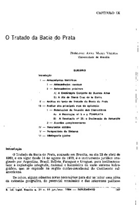 <BR>Data: 01/1984<BR>Fonte: Revista de informação legislativa, v. 21, n. 81, p.147-176, jan./mar. 1984. Suplemento<BR>Parte de: ->Revista de informação legislativa : v. 21, n. 81 (jan./mar. 1984)<BR>Responsabilidade: Ana Maria Villela<BR>Endereço para cit