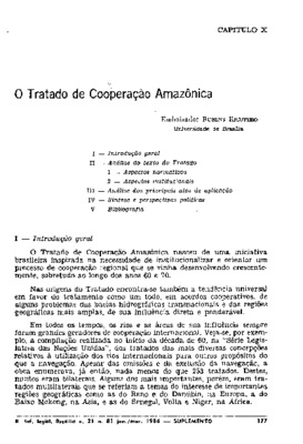 <BR>Data: 01/1984<BR>Fonte: Revista de informação legislativa, v. 21, n. 81, p.177-196, jan./mar. 1984. Suplemento<BR>Parte de: ->Revista de informação legislativa : v. 21, n. 81 (jan./mar. 1984)<BR>Responsabilidade: Rubens Ricupero<BR>Endereço para citar