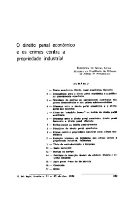 <BR>Data: 04/1984<BR>Fonte: Revista de informação legislativa, v. 21, n. 82, p. 333-350, abr./jun. 1984 | Justitia, v. 46, n. 124, p. 88-108, jan./mar. 1984<BR>Parte de: ->Revista de informação legislativa : v. 21, n. 82 (abr./jun. 1984)<BR>Responsabilida