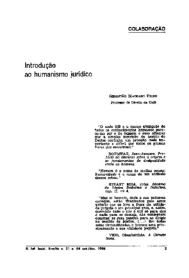 <BR>Data: 10/1984<BR>Fonte: Revista de informação legislativa, v. 21, n. 84, p. 5-26, out./dez. 1984 | Revista jurídica da Procuradoria Geral do Distrito Federal, v. 32, n. 32, p. 15-35, jun. 1984<BR>Parte de: ->Revista de informação legislativa : v. 21, 