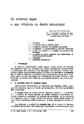 <BR>Data: 10/1984<BR>Fonte: Revista de informação legislativa, v. 21, n. 84, p. 215-220, out./dez. 1984<BR>Parte de: ->Revista de informação legislativa : v. 21, n. 84 (out./dez. 1984)<BR>Responsabilidade: Edivaldo Machado Boaventura<BR>Endereço para cita