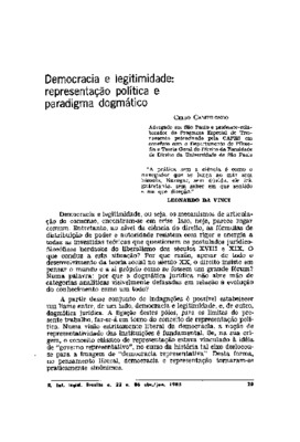 <BR>Data: 04/1985<BR>Fonte: Revista de informação legislativa, v. 22, n. 86, p. 29-40, abr./jun. 1985<BR>Parte de: -www2.senado.leg.br/bdsf/item/id/496818->Revista de informação legislativa : v. 22, n. 86 (abr./jun. 1985)<BR>Responsabilidade: C